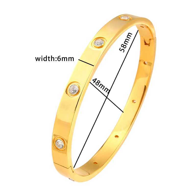 Bruiloft armbanden roestvrij staal gouden kleur mooie geliefden kubieke zirconia armbanden armbanden voor vrouw bruiloft polsband trendy sieraden geschenken