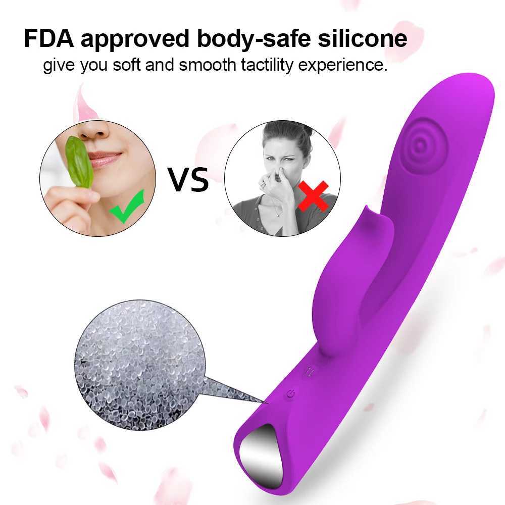 Andere Gesundheit Schönheitspunkte neuer Slap G Punkt auf beiden Seiten Kaninchenvibrator S für Frauen Erwachsenen Shop Clitoris Stimulator Vibration Dildos für weiblich y240503