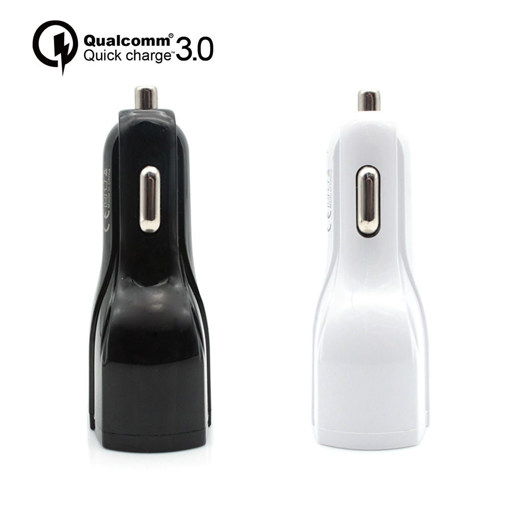 3 in 1 Typ C Dual USB -Auto -Ladegerät 5A PD Schnelle Gebühr QC 3.0 Fast Ladegeräte -Ladeadapter für Xiaomi iPhone Android Phone mit Einzelhandelspaket