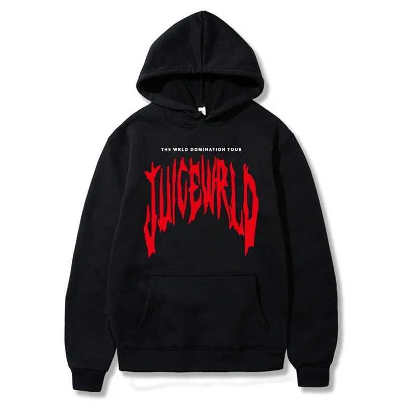 Men's Hoodies Sweatshirts 2024 Juice Wrld 999 Vintage Printed Fashion Hoody Pullover Casual Mens Women Hoodies Sweatshirts Hip Hop Strtwear T240507