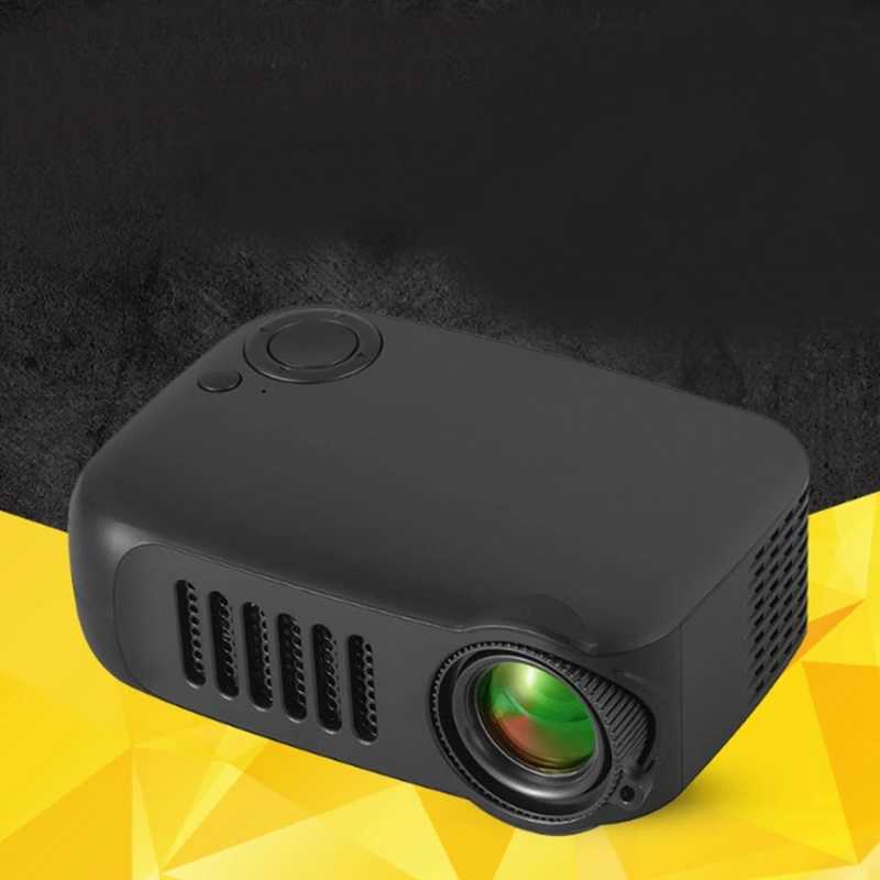 Projektörler A2000 HD Ana Projektör 1080p HD Görüntü Kalitesi Mini Taşınabilir Projektör Ev Ofisi Sinema AB Fişi J240509