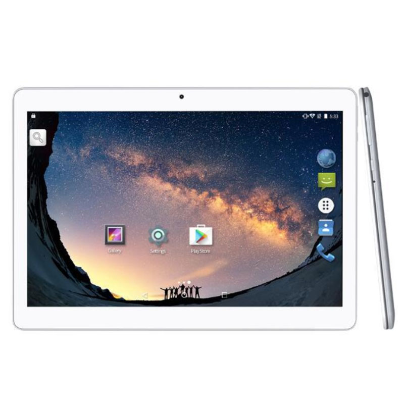 Nouvelle tablette de 10,1 pouces PC Google Play Double caméras Quad Core Double Sim Android 8.1 Appelles téléphoniques Tablettes Bluetooth WiFi 4GB RAM 64 Go ROM