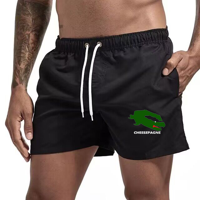 Herren Beach Schwimmshorts Marke Animaldruck schnell trocken Kurzer Schwimmstämme Schwimmshorts Strandkleidung für männliche Plus Größe S-4xl