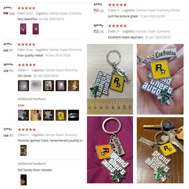 Kreki Lanyards PS4 5 Bieć kluczy V 5 -gwiazdkowy wisiorek Multi Bierek Męski Kluczowa biżuteria J240509