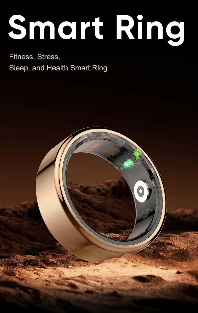 R02 Smart Ring Health Monitoring IP68 Modos multideportivos impermeables Bluetooth Rastreador de sueño Anillo de dedos Monitoreo de salud portátil