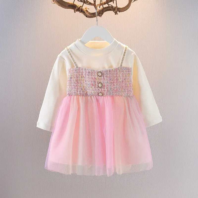 Robes de fille mode gamine robe fille tutu robe de bal robe princesse mariage midtu costume formel village vestiment