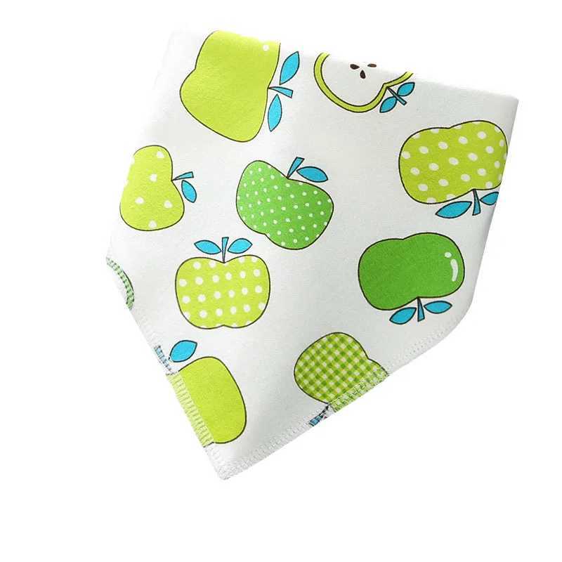 Handelsrockar dubbelskikt snap-knapp baby haklapp saliv handduk pojkar flickor barn bandana haklappar bomull 42*29*29 cm baby burp tyg middag smock