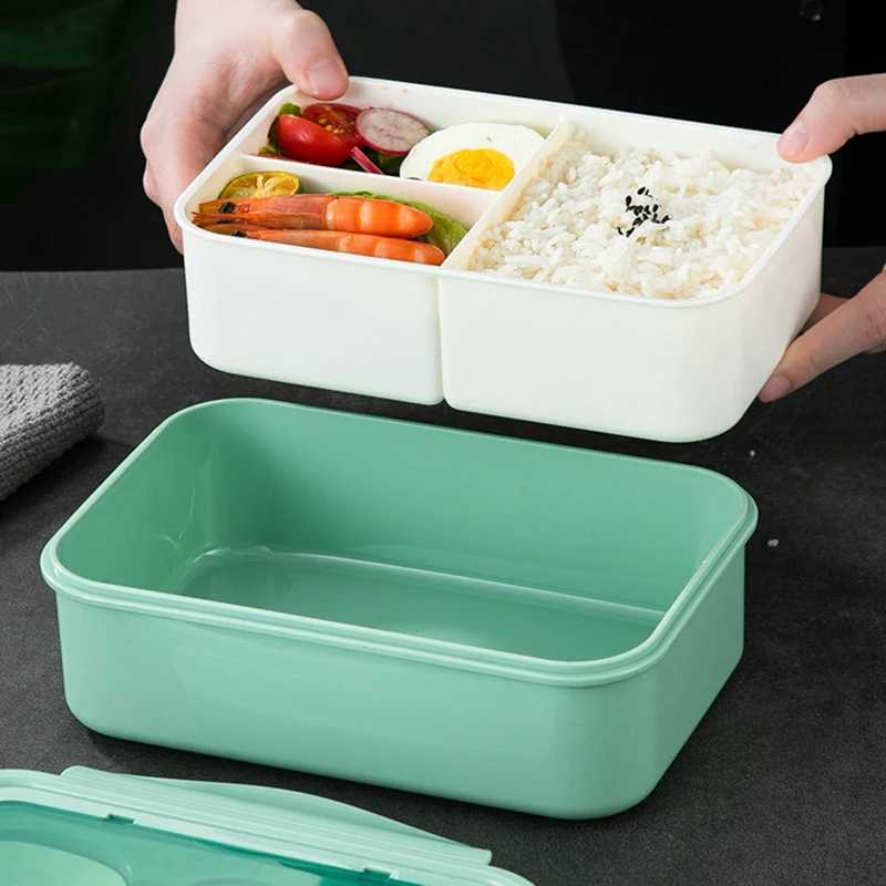 Lunchboxen zakken magnetron oven speciale plastic lunchbox lunchbox lunchbox verwarming