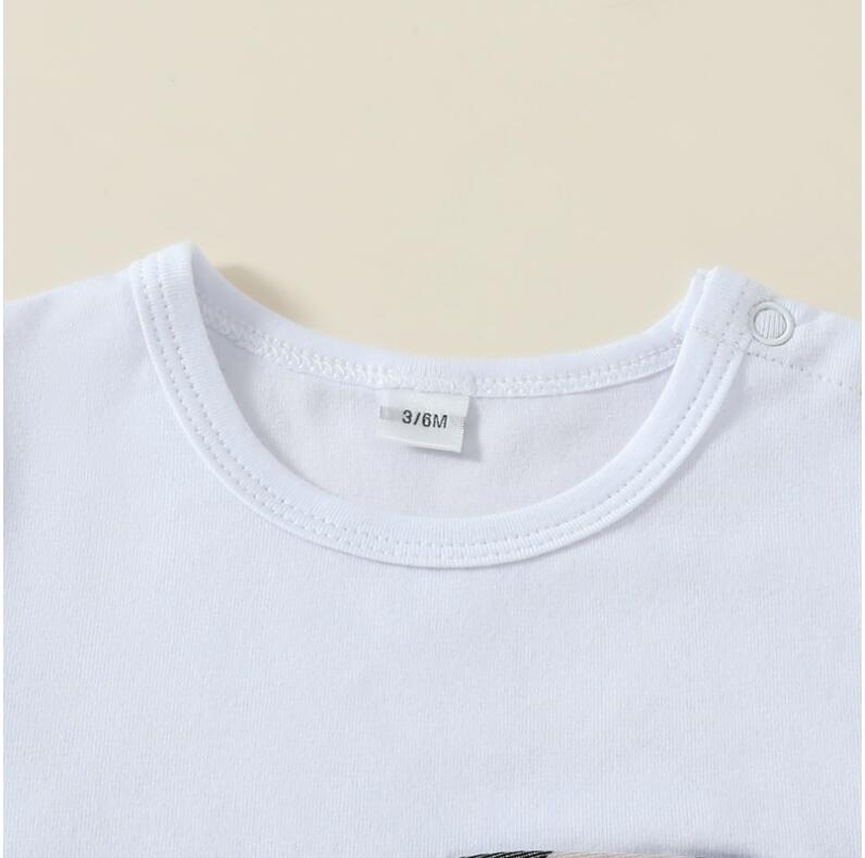 T-shirt bambini di Summer Carina Baby Boys T-shirt Shirt a maniche corte Cotone Kids Tops Tops