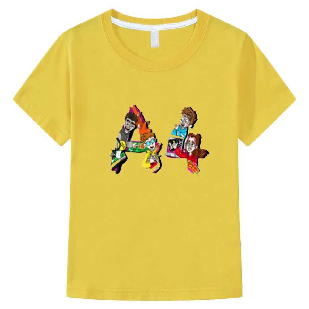 T-shirts Team Merch A4 New Lamba Vlad Paper Childrens T-shirt garçons et filles T-shirt à manches courtes T-shirt Casual Fashion Childrens Clothing Y2KL2405