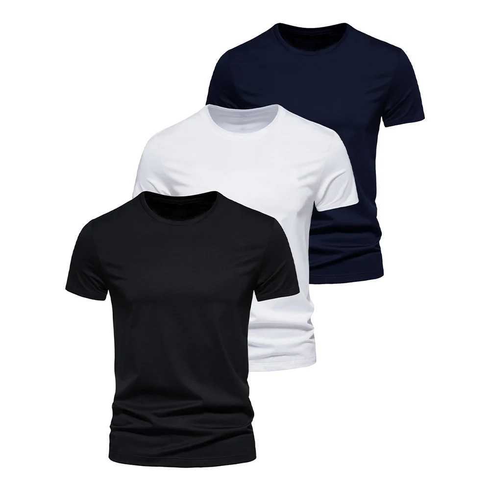 T-shirts masculins T-shirt pour hommes T-shirt O-Neck Fashion Design Slim Fit Soild T-shirts ma tops ts