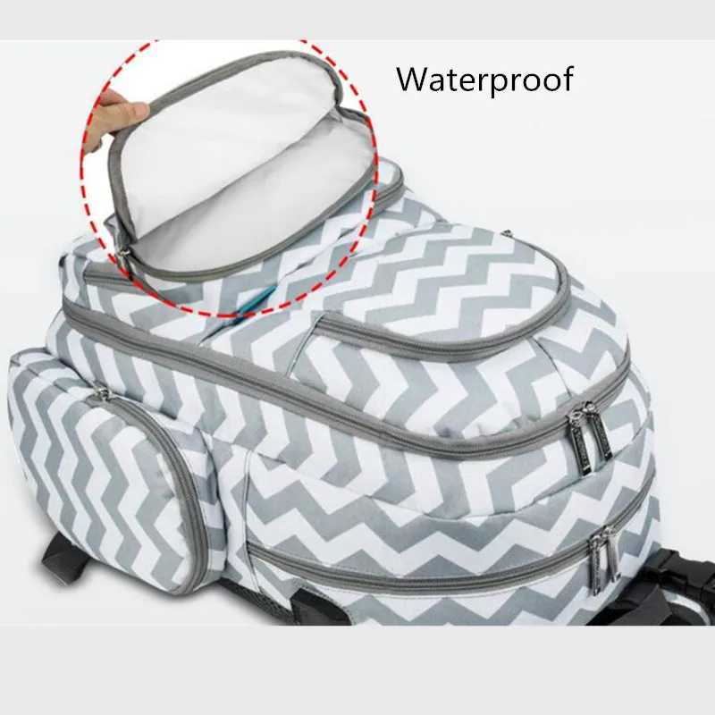 Diaper Bags Baby Diaper Bag Backpack Baby Bag Nappy Bag With Insulated Pockets Large Size Water-resistant Change Pad maternity bag T240509