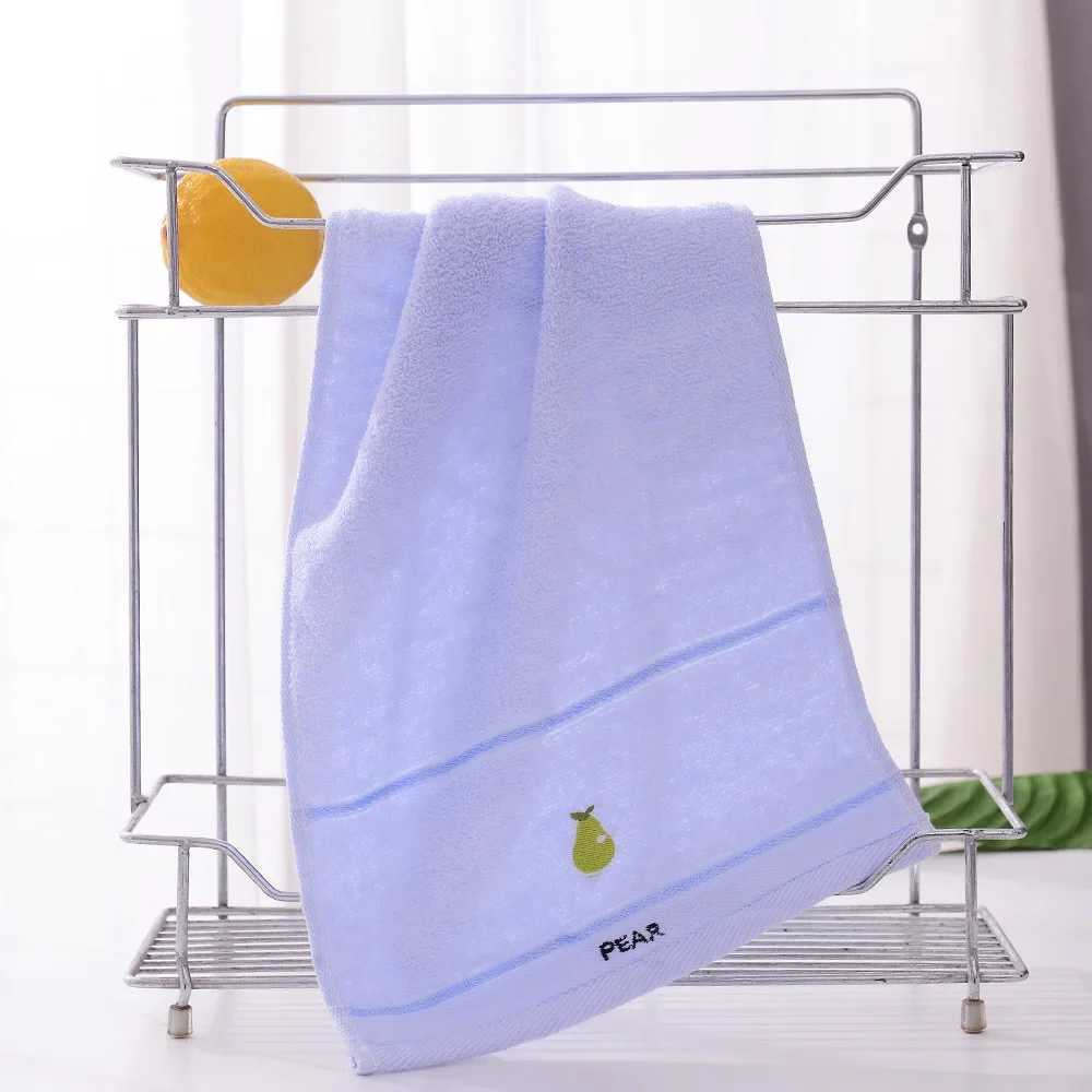Полотенца халаты мягкие хлопковые детские полотенцы для ванны мультфильм Фруктовые полотенце новорожденные дети Мягкая абсорбирующая мыть