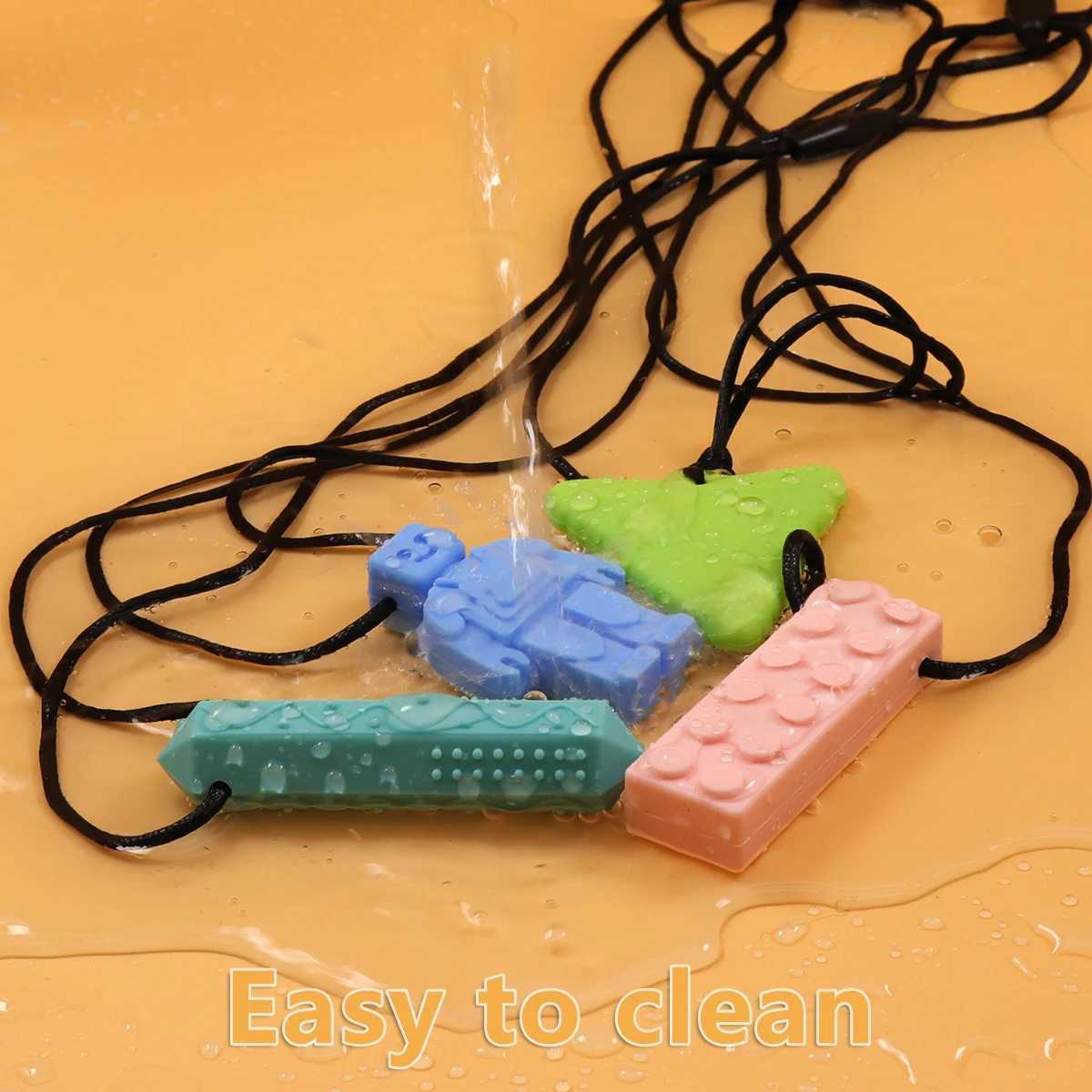 Dealers Toys Toys Sensor Chew Ожерелье 2 упаковки подходит для детей с зубами ADHD Autism and Neats.