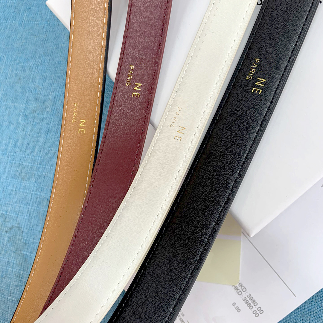 ceinture concepteur ceinture celtes de luxe Couleur de couleur solide conception de ceinture matériau matériau en cuir Modèle commercial Modèle Femmes ceinture 4 couleurs très bien
