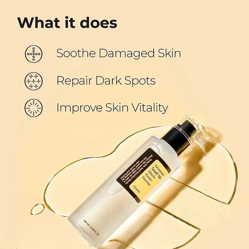 オリジナルCosrxカタツムリムチン韓国化粧品上級カタツムリ96 Mucin Power Essence Skin Care Product
