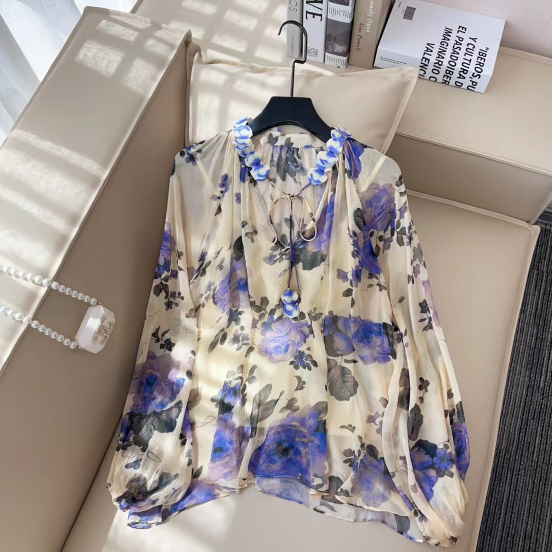 a0510 Fashion women Blouses & Shirts 2024 Popular European Design party style T-Shirts Women's Clothing