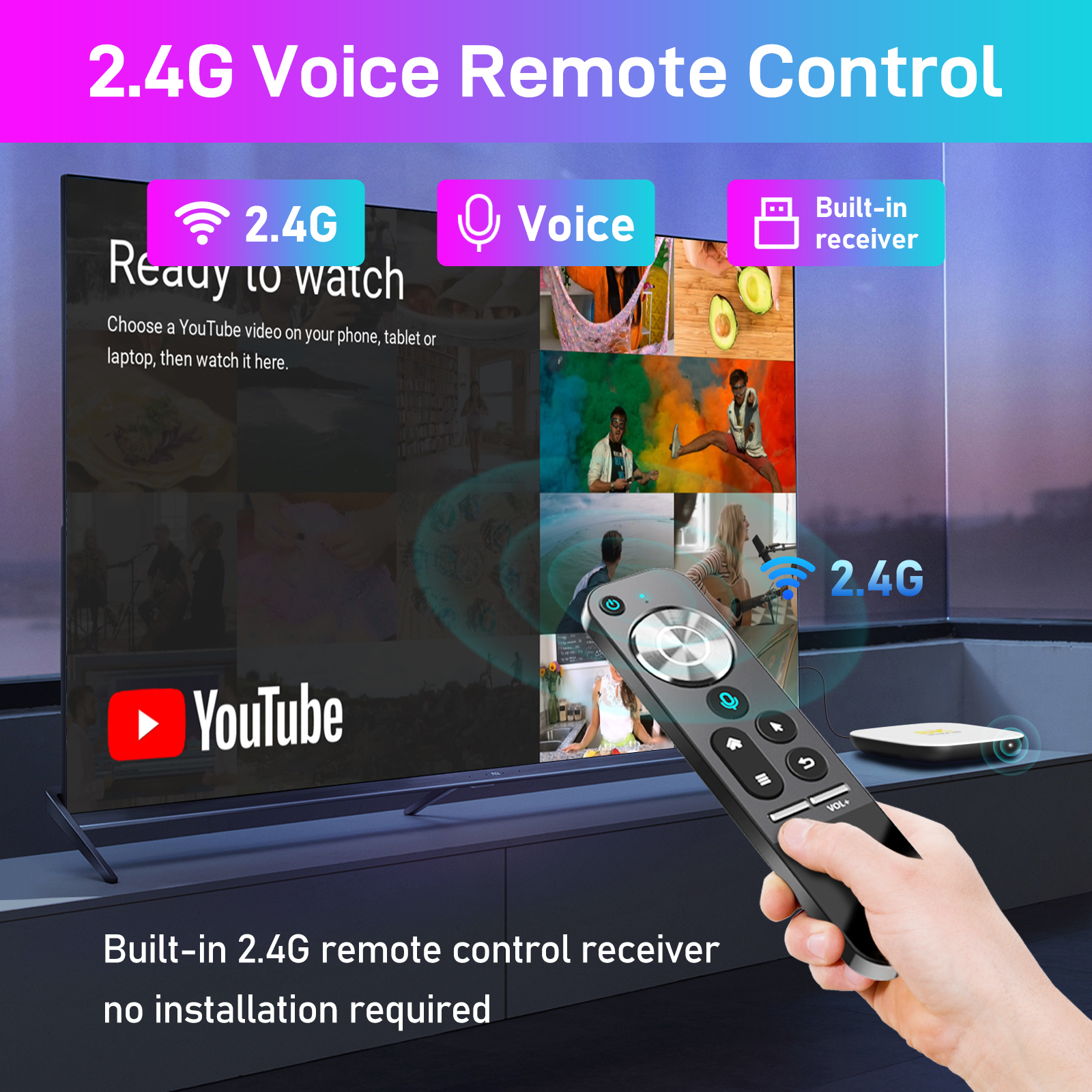 2024 Hot Selling 8K H96 MAX M2 Product TV Box Android 13 Free test 4GB 32GB RK3528 2.4/5G wifi6 1000M/LAN BT5.0 Android TV Box Set Top Box