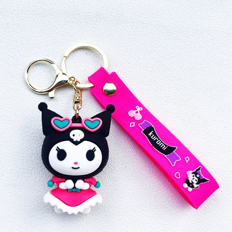 Kuromi Keychain Car Pendant Cute Doll Gift Couple Bag Keychain Pendant Wholesale