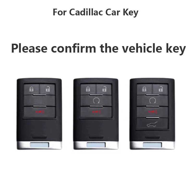 Klucz samochodu Moda TPU Soft Car Key Cover SHEL FOR CADILLAC CTS ATS XTS SLS SRX XLS DTS STS SEVELLE ESCALADE DLA CHEVROLET C7 Corvette T240509