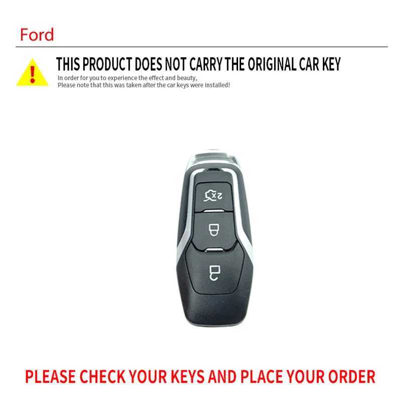 Auto Key TPU -stijl auto externe sleutel hoesje houder houder shell fob voor Ford mk3 mk4 mk5 fiesta ecoSport kuga explorer rand mustang 3 st mondeo t240509