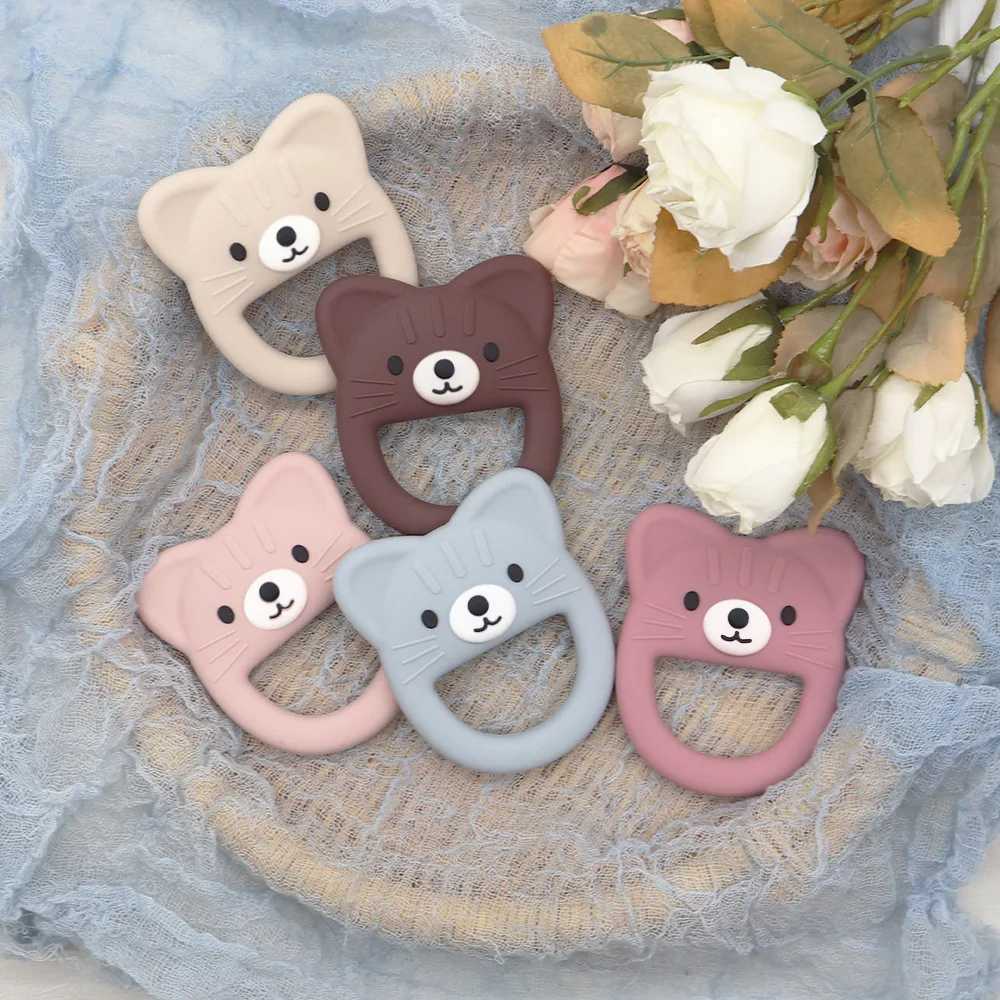 Les joueurs de dents Toys 1 morceau de bébé dents de bébé mignon de dents de dessin animé jouet mordant sans bisphénol un jouet de dents de dents support de dents de dents Baby Things D240509