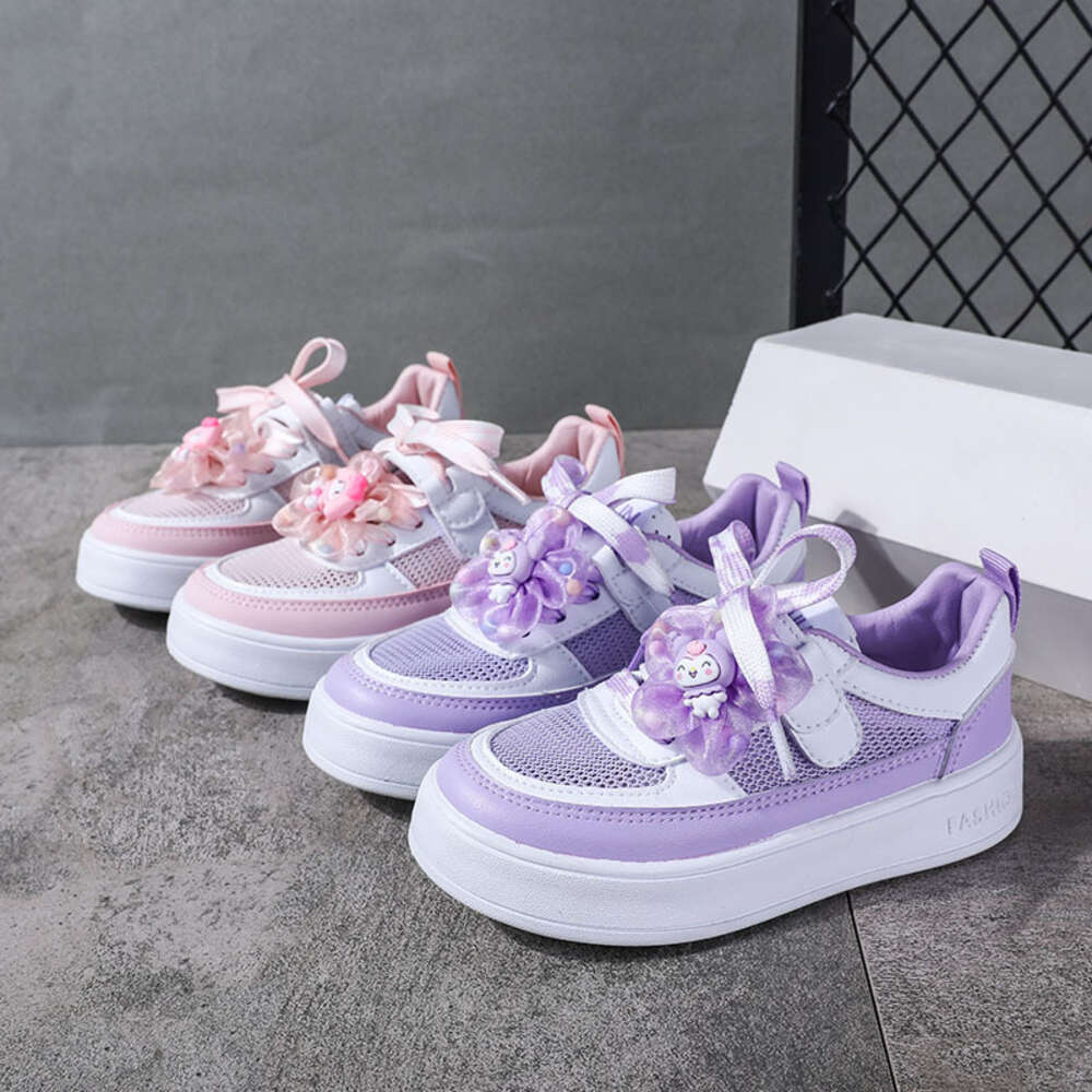 Wenzhou marca singola maglia in velcro traspirante in velcro ragazzi ragazze della moda piccole scarpe bianche, scarpe bambini