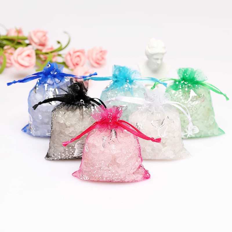 enveloppe cadeau 7x9cm 9x12cm 13x18cm Organza Sac de mariage Sac de bonbons mode Fashion Special Design Storage Jewelry Promotion Cadeaux