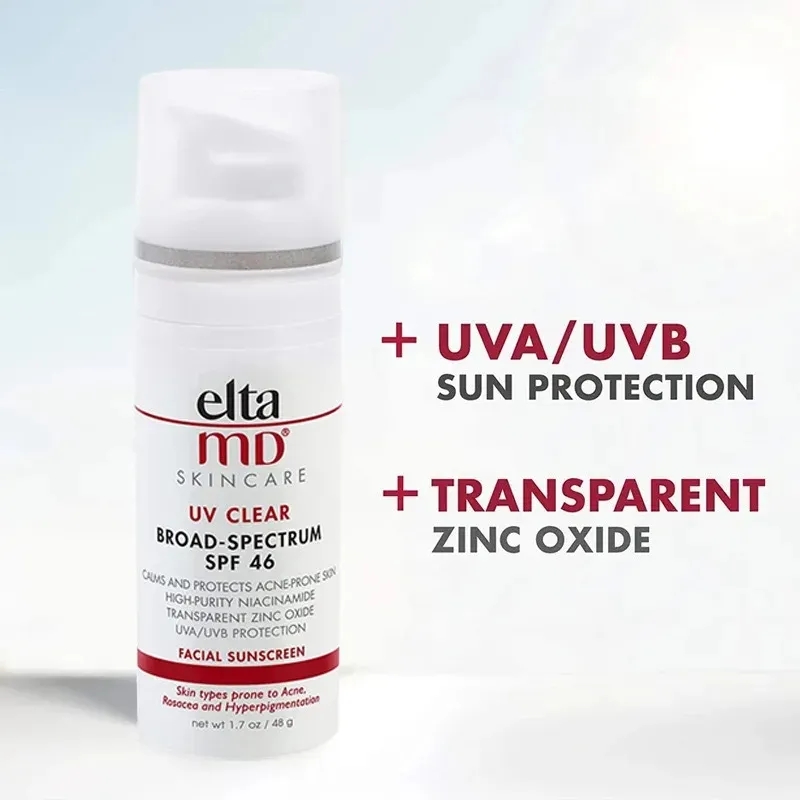 Facial 48g Elta MD Refreshing Summer Sunscreen Spray Waterproof Sweat Men Women Skin Recovery Light Moisturizer cream 50ml