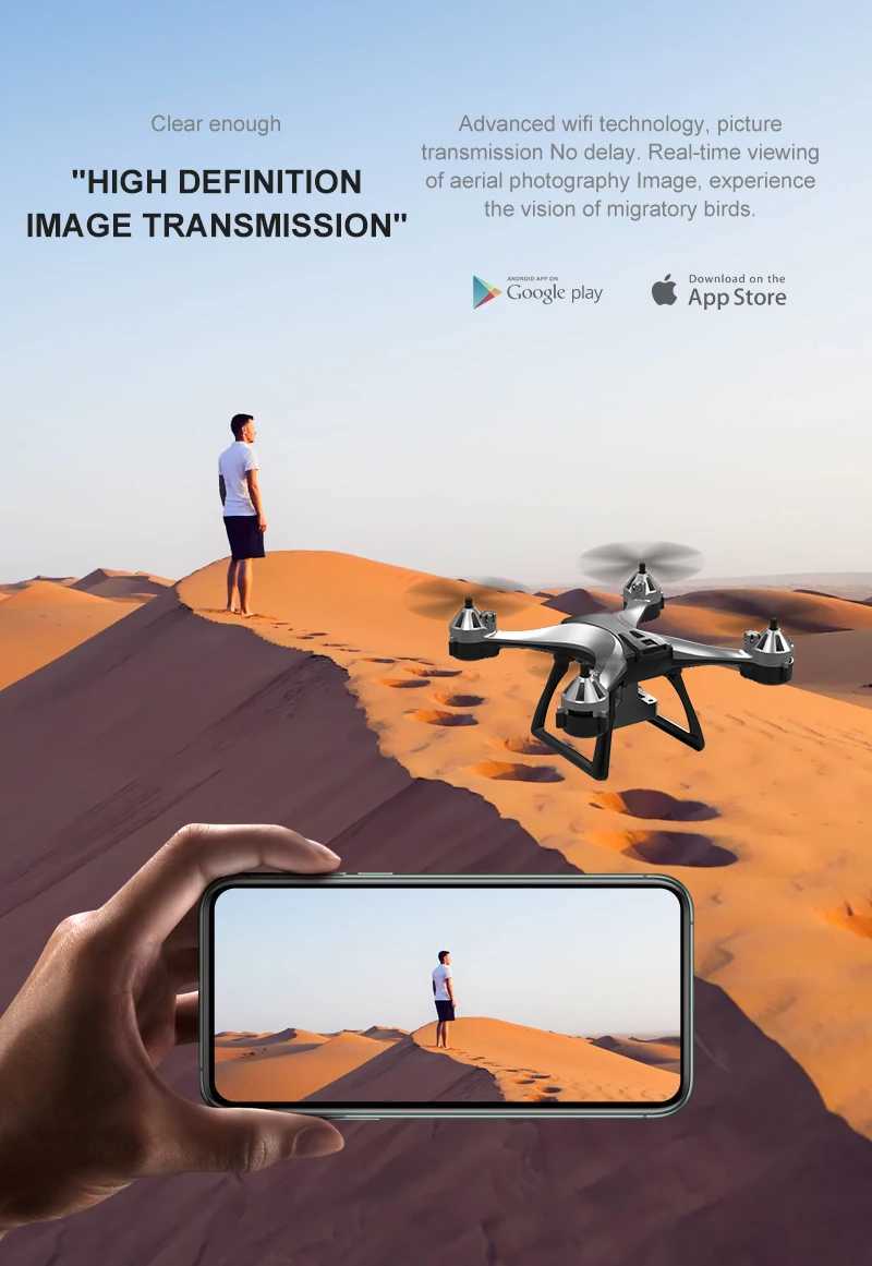 Drones enkele lens drone 4k high-definition luchtfotografie nova wifi opvouwbare hoog-altitude 4K vaste camera gps vier helikopters d240509