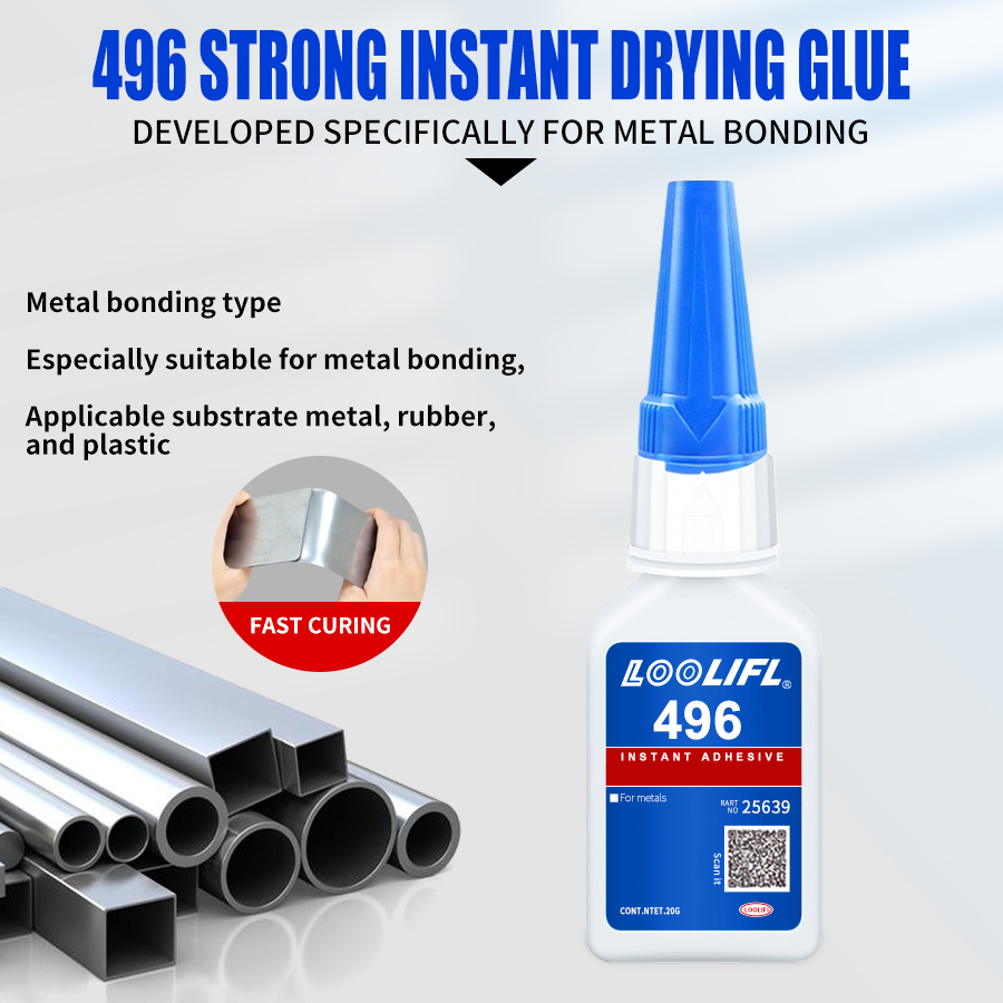 401 Gale instantanée 20NL Adhésif immédiat Cyanoacrylate Adhésif Instant Adhésif Instant Adhesive puissante Vente directe de l'usine