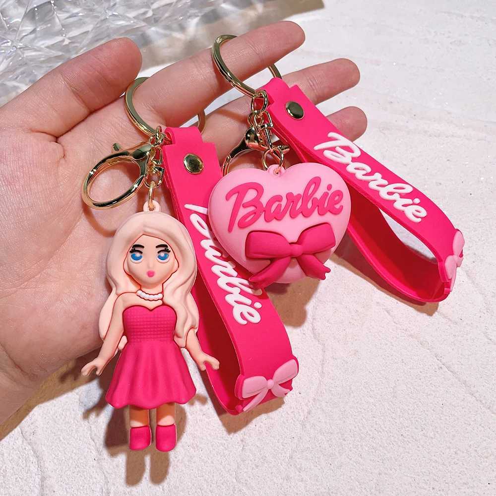 Keychains Lanyards Gift Promotional Princess Princesse Keychain mignon Baie Pendant Baie série périphérique Keychain Womens Party Gift J240509