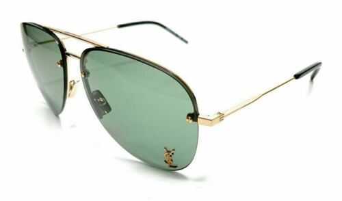 Marca clássica Retro Yoisill Sunglasses 11 M 003 Gold Unissex Authentic 59mm Mulheres Mulheres Polarizadas Óculos de Sol