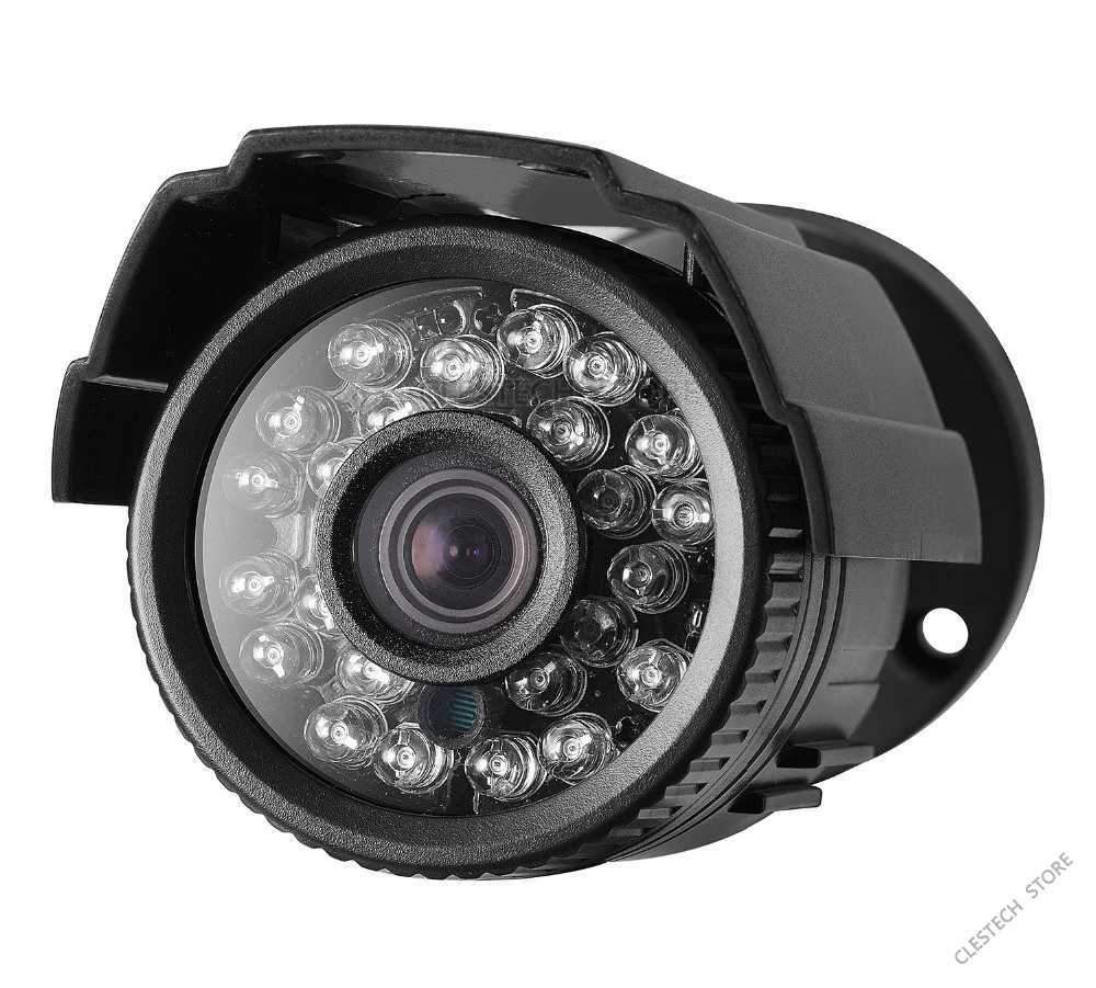 IP CAMERA MINI CAMERIE CCTV haute définition True 1200TVL CVBS INDOOR / EXTRÉPER INFRAPIER INFRARE VISION NOBILIE Couleur analogique Monitoire de sécurité D240510