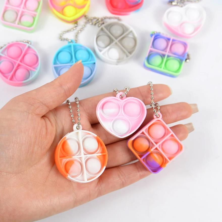 Игрушки для пальцев Mini Pop -ключа для малыша Sensory Fidget Toys Toys Prises Prises Prises Kids Favors Favors Свадебный подарок для гостей