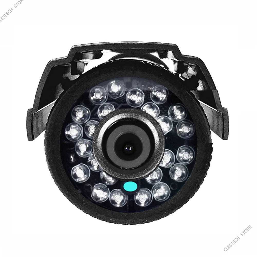 IP CAMERA MINI CAMERIE CCTV haute définition True 1200TVL CVBS INDOOR / EXTRÉPER INFRAPIER INFRARE VISION NOBILIE Couleur analogique Monitoire de sécurité D240510