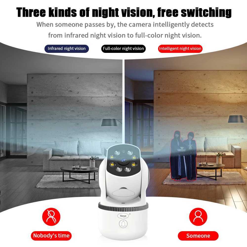 IP Cameras 8MP/4K 5G WIFI IP Camera Monitoring Camera Automatic Tracking Smart Home Security Indoor WiFi Wireless Baby Monitor d240510