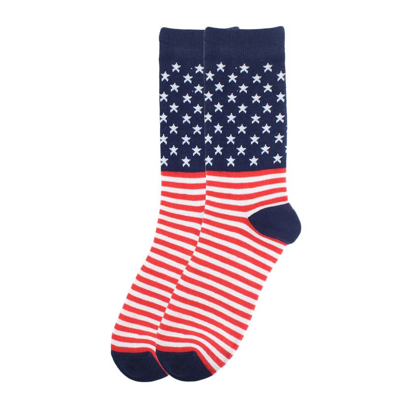 2024 Donne uomini Trump Crew Socks Calza gialla Fungo Cartoon Sports Stockings Hip Hop Sock