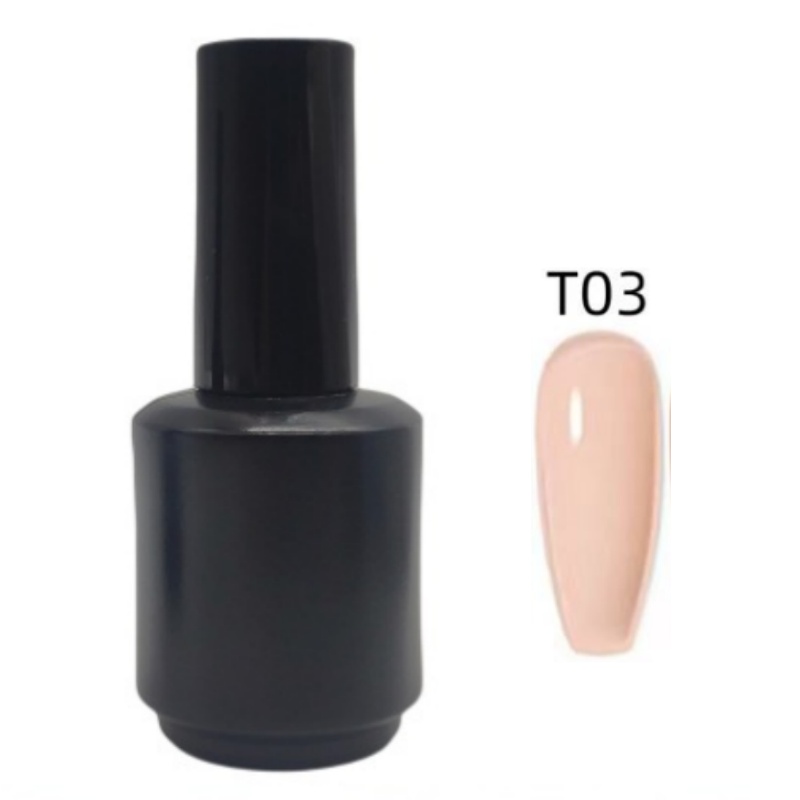 Nude Color T03 Gel+Coat di base+Coat top 15 ml 3 pezzi set di gel chiodo UV Policarla