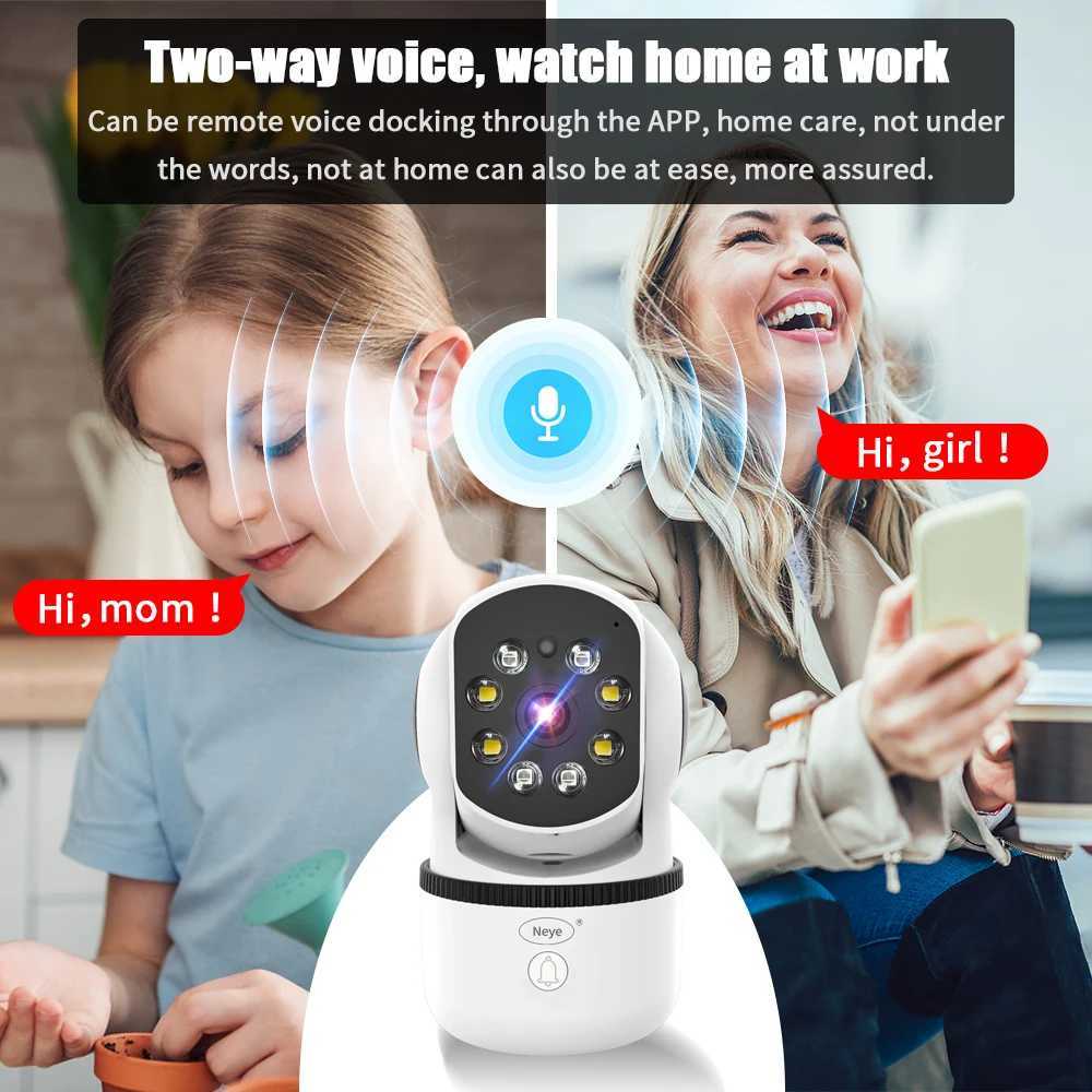 IP Cameras 8MP/4K 5G WIFI IP Camera Monitoring Camera Automatic Tracking Smart Home Security Indoor WiFi Wireless Baby Monitor d240510