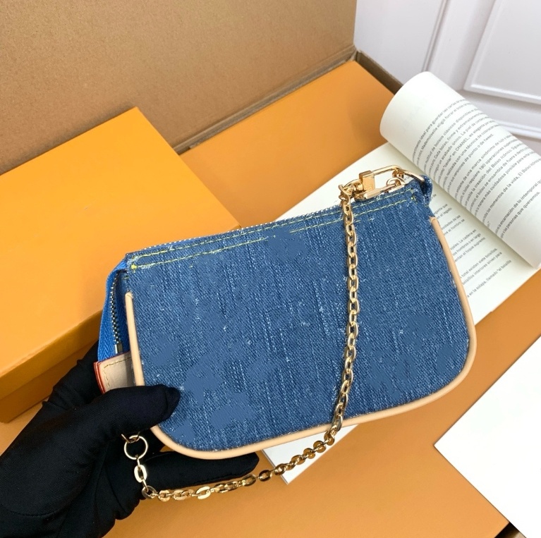 Ladies moda designer casual de luxo jeans victorine zippy carteira key bolsa bolsa bolsa burse cartão de crédito titular de espelho superior m82958 m82957 m82961 m82959 m82960 10a