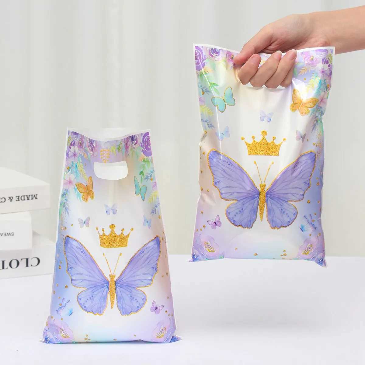 enveloppe cadeau sac à main sacs bonbons papillon décoration de fête d'anniversaire