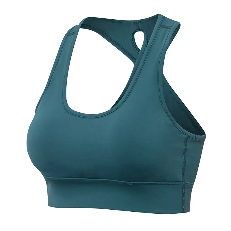 Al Women Sports Bra Tops Cew Neck Fintness Ribber Tank Vest Skinfriendly Workout Breathble Crisscross Quick Dry Top Female 10074