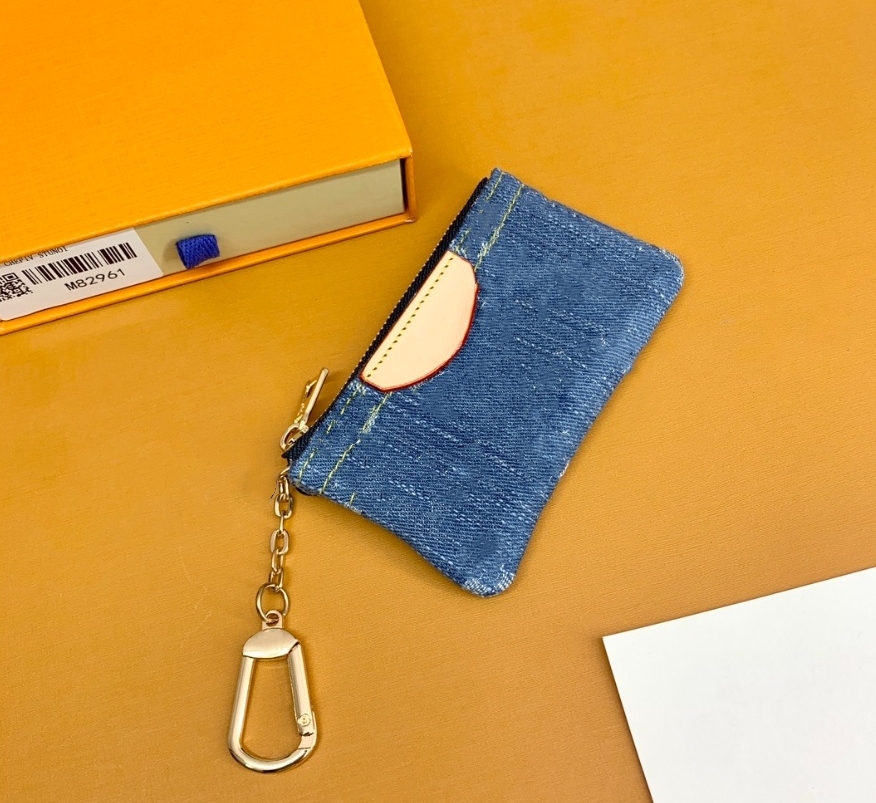 Ladies moda designer casual de luxo jeans victorine zippy carteira key bolsa bolsa bolsa burse cartão de crédito titular de espelho superior m82958 m82957 m82961 m82959 m82960 10a