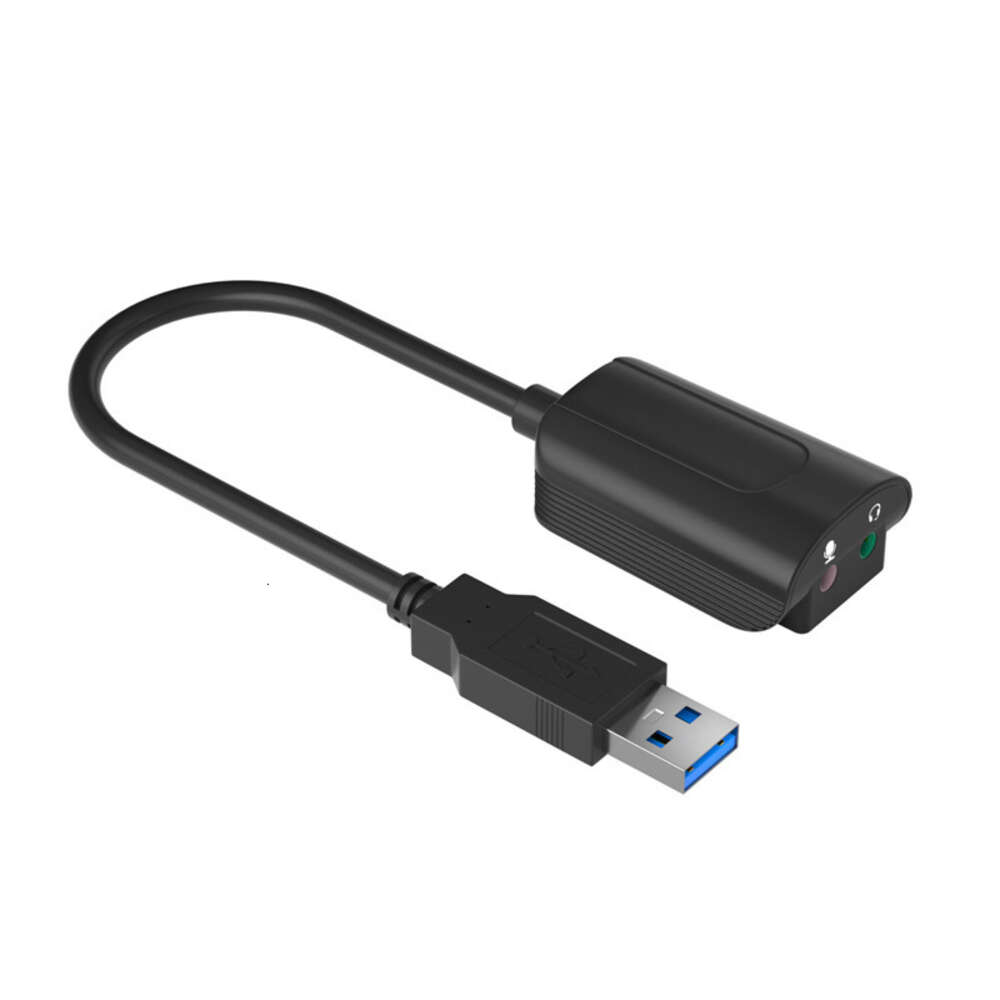 USB7.1 Convertisseur audio indépendant externe 3,5 avec câble et sans lecteur 7.1 Carte son