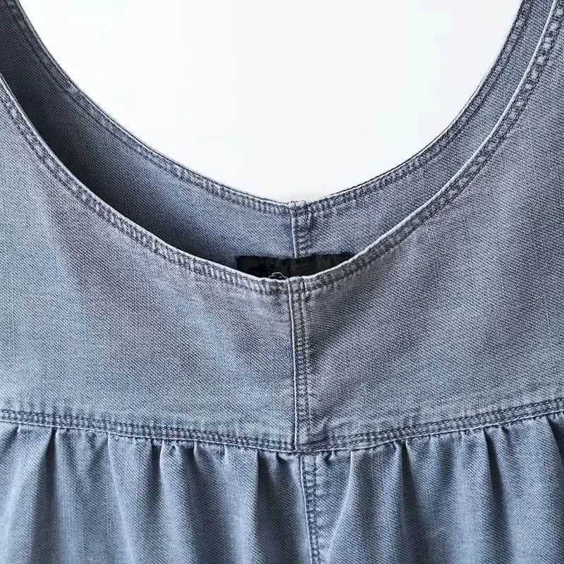 Tute da donna Rompeggiano tute in denim donne pantaloni da gamba larga da tuta di grandi dimensioni