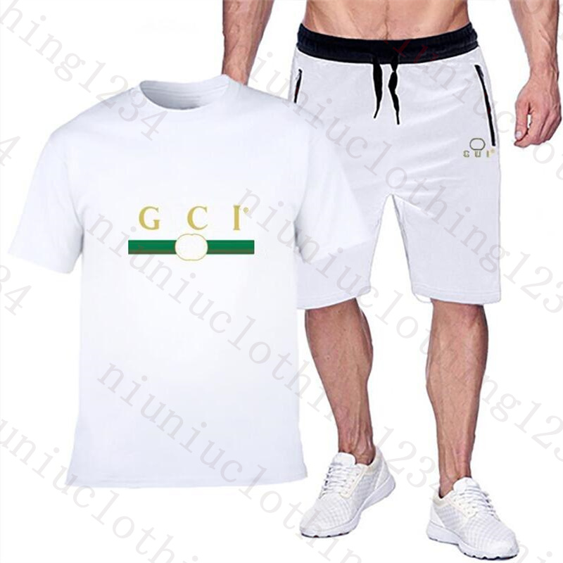 Mens Beach Designers Tracksuits Summer Suits Fashion T Shirt Seaside Holiday Shirts Shorts Sets Man S Luxury 2 -Piece Set Men Outfits