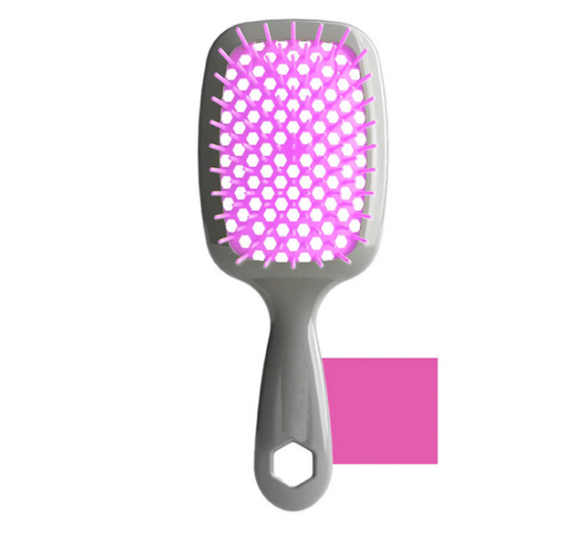 Un brush Detangling Hair brush Detangler Brush Anti static Hairbrush Paddle Comb Easy For Wet or Dry Use Flexible bristles All Hair Types Long Thick Curly