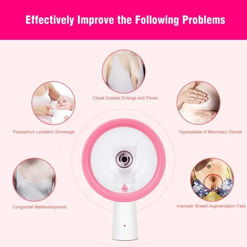 Bust Enhancer Multi Functional Breast Massager Electric utvidgning Vakuumpump Sug Cup Machine Massage Q240509