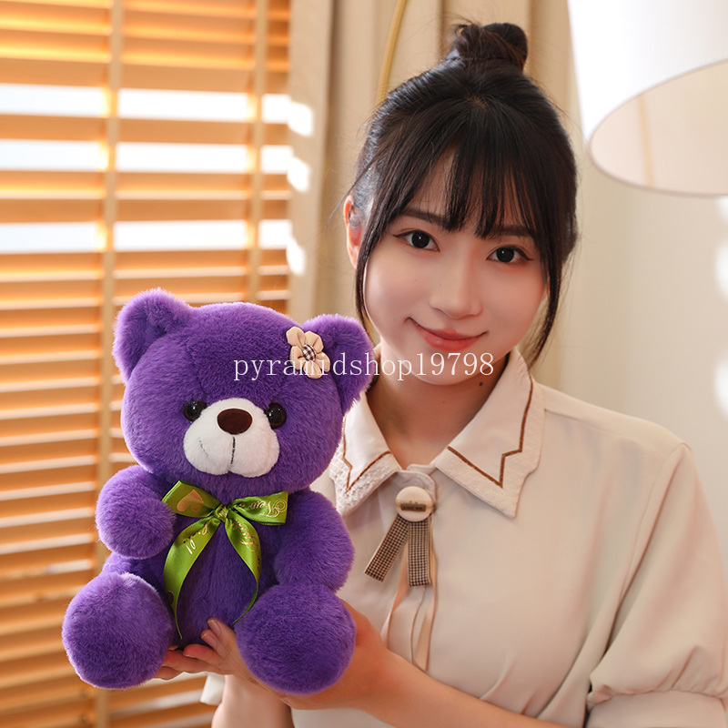 20 cm super schattig zittend teddybeer pluche speelgoed kawaii beer pluche poppen mooi kussen gevuld zacht voor verjaardagscadeau
